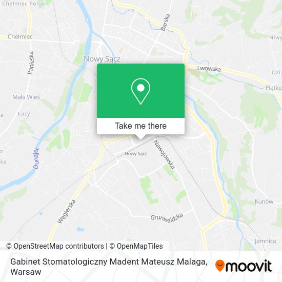 Gabinet Stomatologiczny Madent Mateusz Malaga map