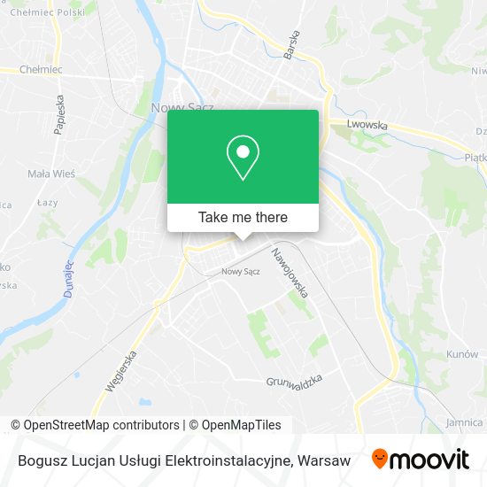 Bogusz Lucjan Usługi Elektroinstalacyjne map