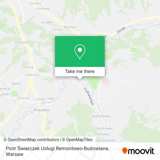 Piotr Świerczek Usługi Remontowo-Budowlane map