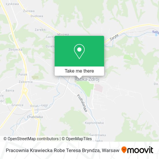 Pracownia Krawiecka Robe Teresa Bryndza map