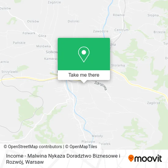 Карта Income - Malwina Nykaza Doradztwo Biznesowe i Rozwój