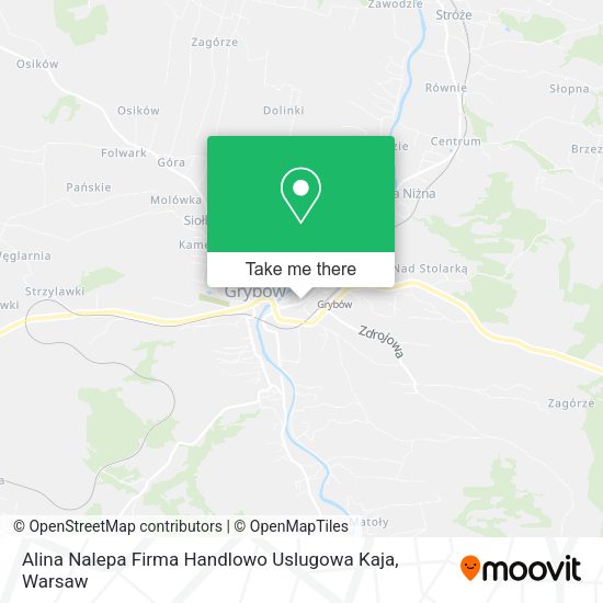 Alina Nalepa Firma Handlowo Uslugowa Kaja map