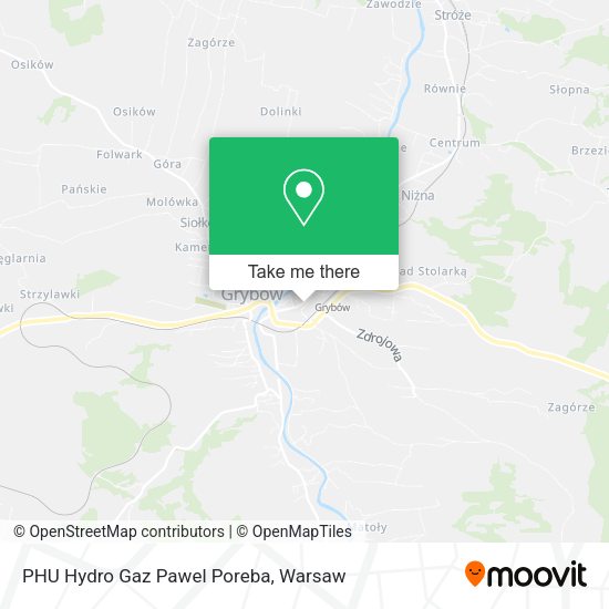 PHU Hydro Gaz Pawel Poreba map