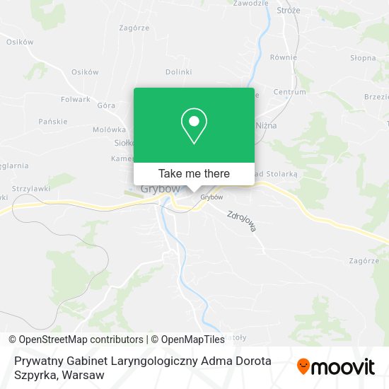 Prywatny Gabinet Laryngologiczny Adma Dorota Szpyrka map