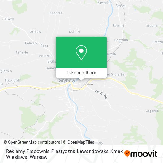 Reklamy Pracownia Plastyczna Lewandowska Kmak Wieslawa map