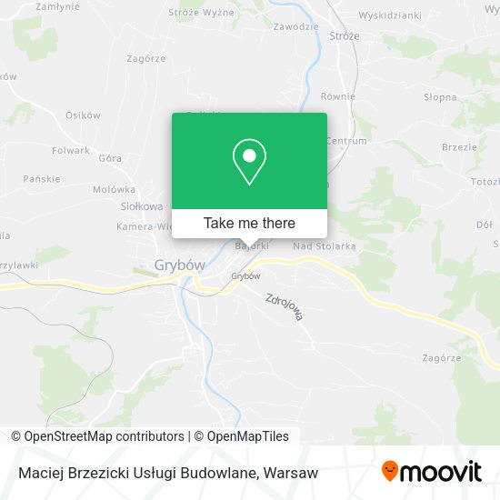 Maciej Brzezicki Usługi Budowlane map