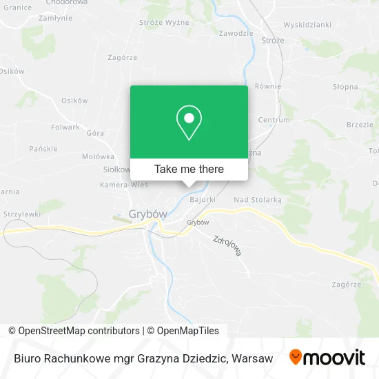 Карта Biuro Rachunkowe mgr Grazyna Dziedzic