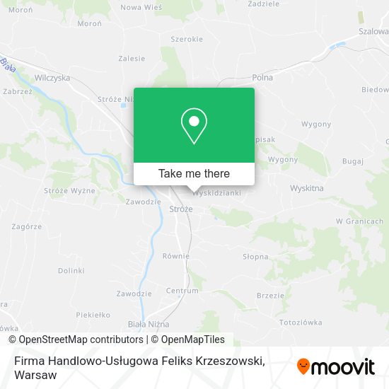 Firma Handlowo-Usługowa Feliks Krzeszowski map