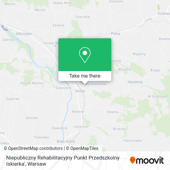 Niepubliczny Rehabilitacyjny Punkt Przedszkolny Iskierka' map