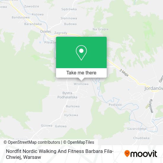 Nordfit Nordic Walking And Fitness Barbara Fila-Chwiej map