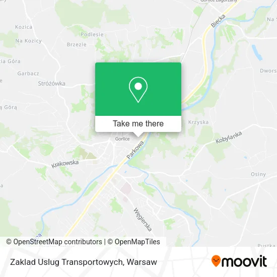 Карта Zaklad Uslug Transportowych