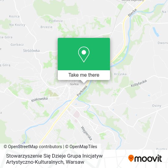 Stowarzyszenie Się Dzieje Grupa Inicjatyw Artystyczno-Kulturalnych map