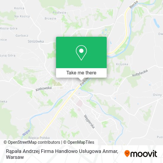 Rąpała Andrzej Firma Handlowo Usługowa Anmar map