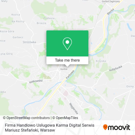 Firma Handlowo Usługowa Karma Digital Serwis Mariusz Stefański map