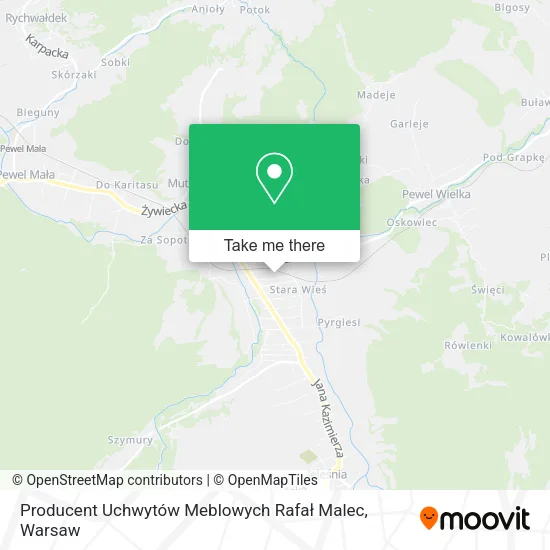 Producent Uchwytów Meblowych Rafał Malec map