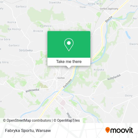 Fabryka Sportu map