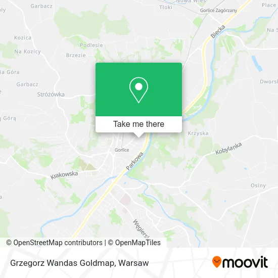 Карта Grzegorz Wandas Goldmap