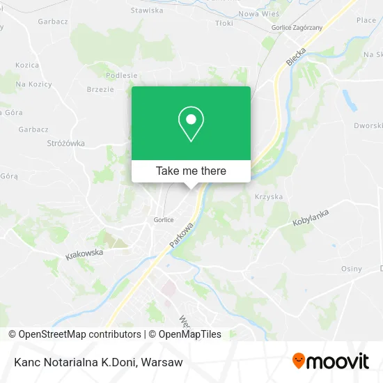 Карта Kanc Notarialna K.Doni