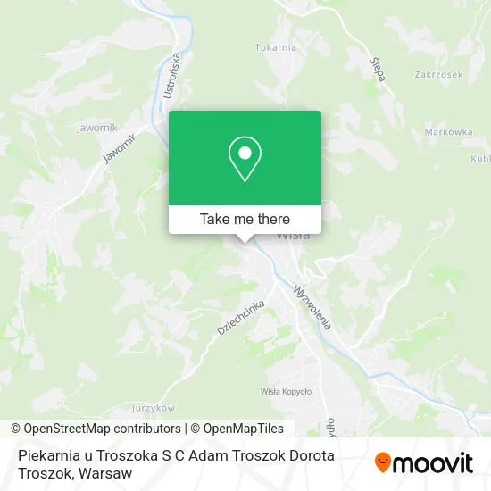 Карта Piekarnia u Troszoka S C Adam Troszok Dorota Troszok