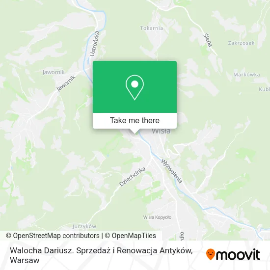 Карта Walocha Dariusz. Sprzedaż i Renowacja Antyków