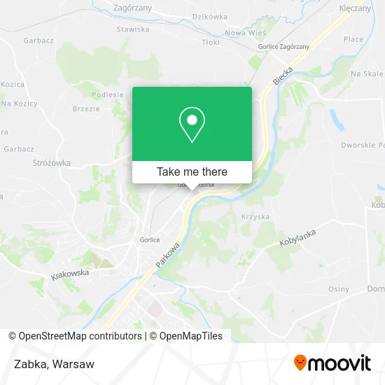 Zabka map