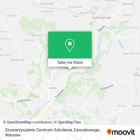 Карта Stowarzyszenie Centrum Szkolenia Zawodowego