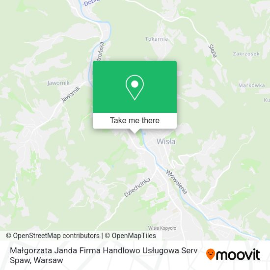 Małgorzata Janda Firma Handlowo Usługowa Serv Spaw map