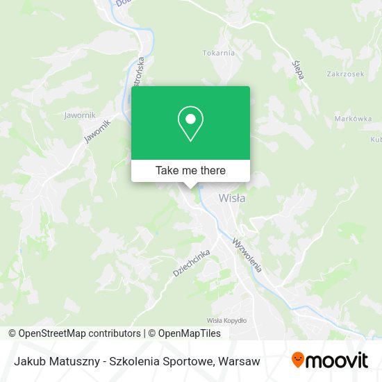 Jakub Matuszny - Szkolenia Sportowe map