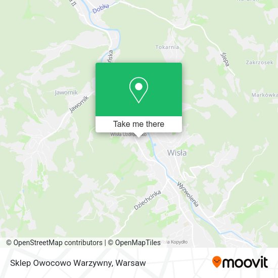 Sklep Owocowo Warzywny map