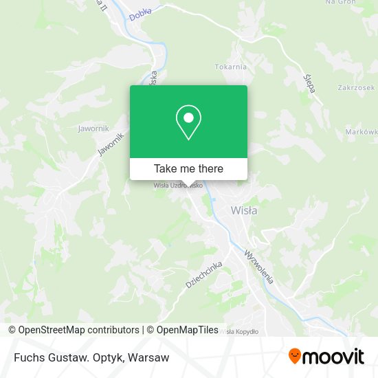 Fuchs Gustaw. Optyk map