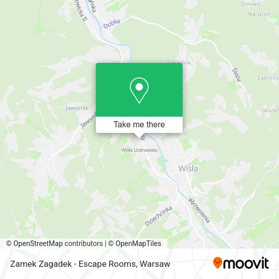 Zamek Zagadek - Escape Rooms map