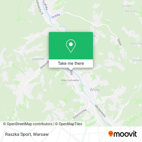 Raszka Sport map