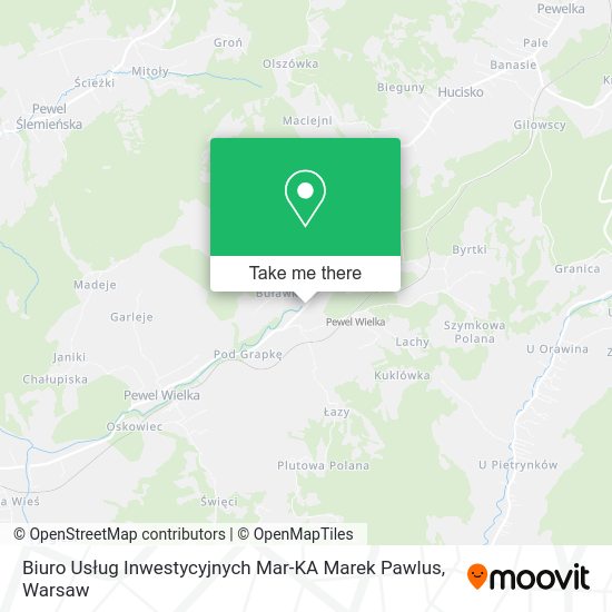 Biuro Usług Inwestycyjnych Mar-KA Marek Pawlus map