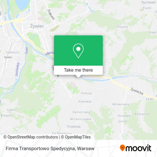 Firma Transportowo Spedycyjna map