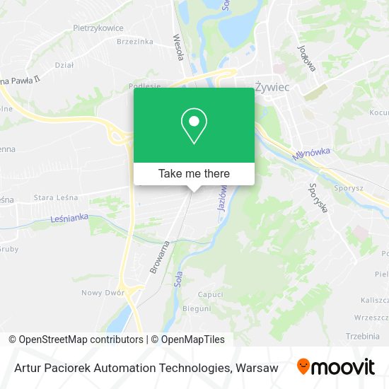 Artur Paciorek Automation Technologies map