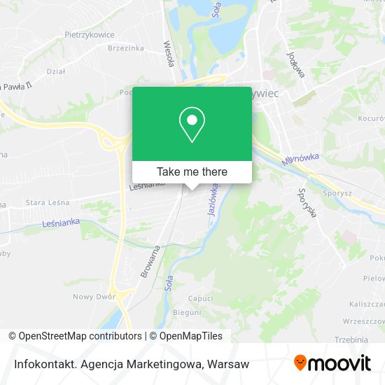 Infokontakt. Agencja Marketingowa map