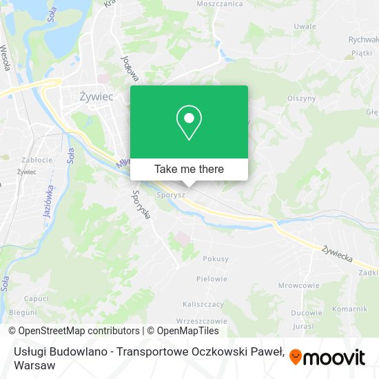 Usługi Budowlano - Transportowe Oczkowski Paweł map