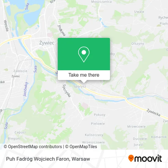 Puh Fadróg Wojciech Faron map