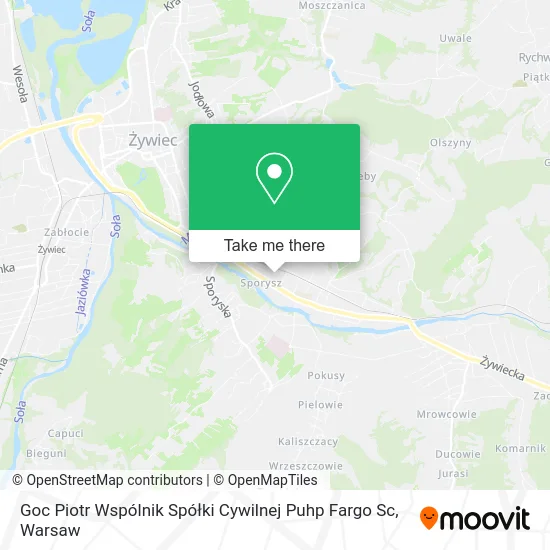 Goc Piotr Wspólnik Spółki Cywilnej Puhp Fargo Sc map