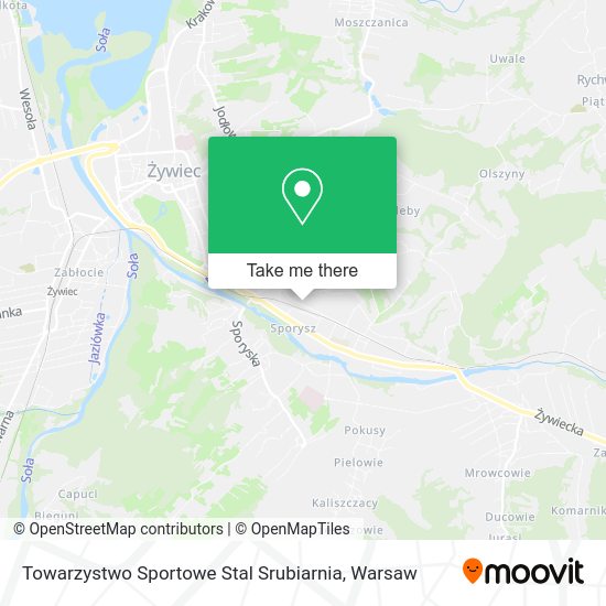 Towarzystwo Sportowe Stal Srubiarnia map