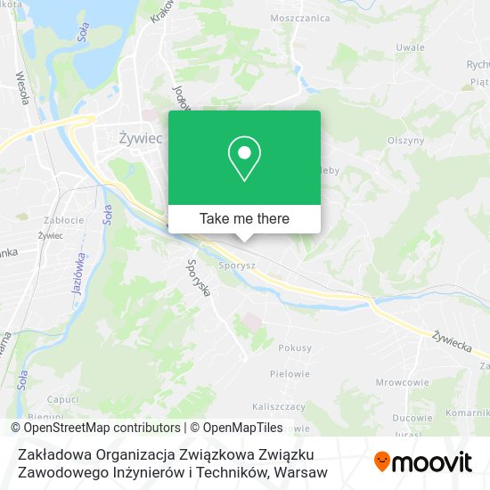 Zakładowa Organizacja Związkowa Związku Zawodowego Inżynierów i Techników map