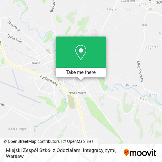 Miejski Zespół Szkół z Oddziałami Integracyjnymi map