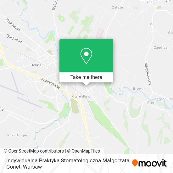 Indywidualna Praktyka Stomatologiczna Małgorzata Gonet map