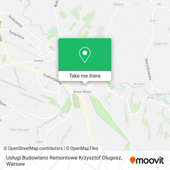 Usługi Budowlano Remontowe Krzysztof Długosz map