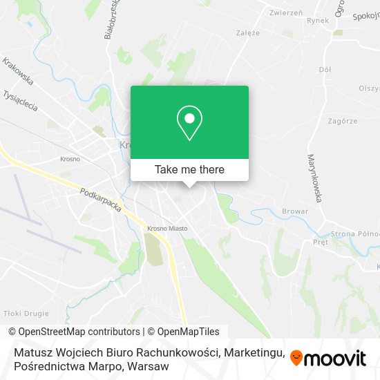 Matusz Wojciech Biuro Rachunkowości, Marketingu, Pośrednictwa Marpo map