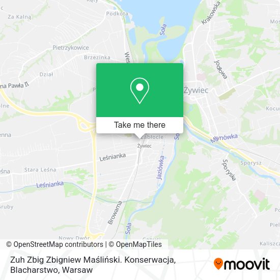 Zuh Zbig Zbigniew Maśliński. Konserwacja, Blacharstwo map