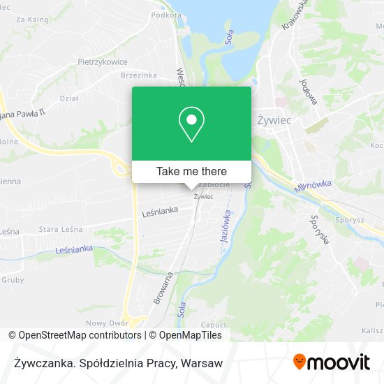 Żywczanka. Spółdzielnia Pracy map