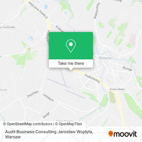 Audit-Business-Consulting Jarosław Wojdyła map