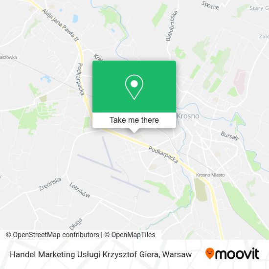 Карта Handel Marketing Usługi Krzysztof Giera