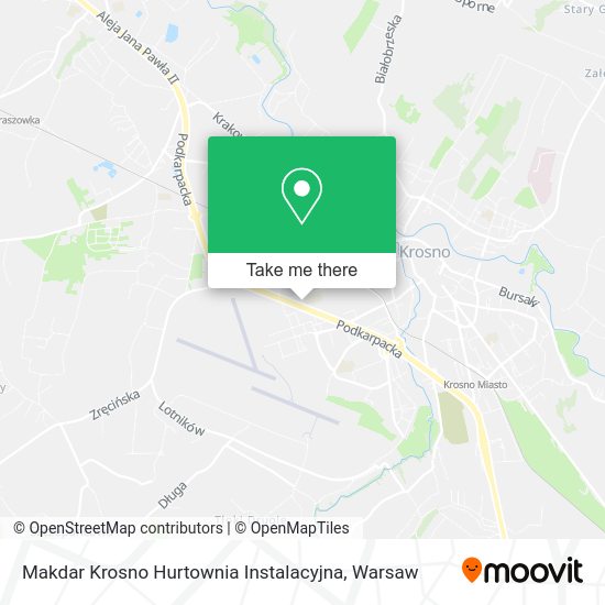 Карта Makdar Krosno Hurtownia Instalacyjna